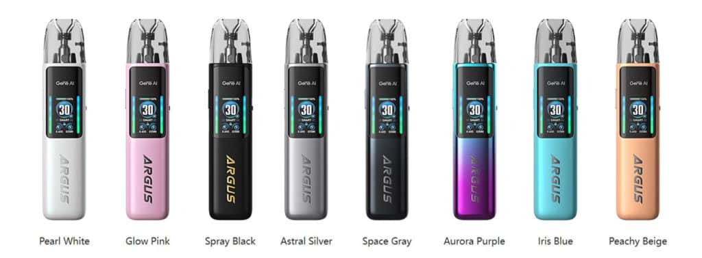 VOOPOO Argus G2 Pod Kit Colours