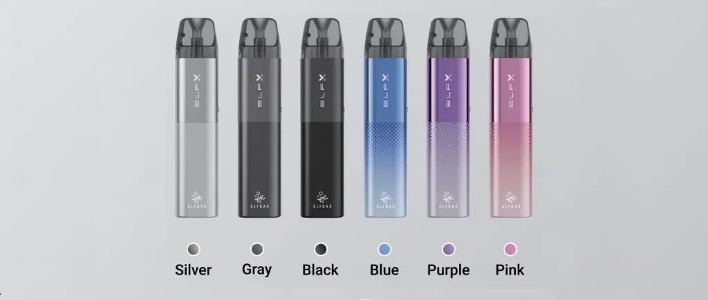 Elf Bar ELFX Pod Vape Kit Colours