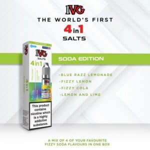 IVG 4 in 1 Nic Salts Soda Edition Flavour