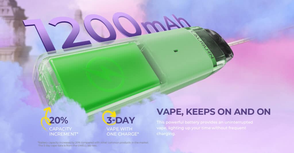 Uwell Caliburn G3 Lite Pod Kit Battery