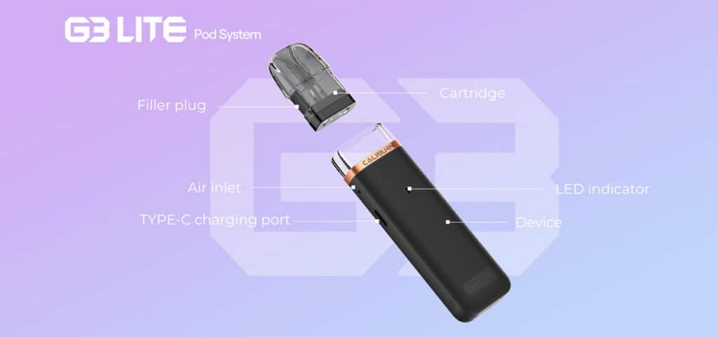 Uwell Caliburn G3 Lite Pod Kit Parameters