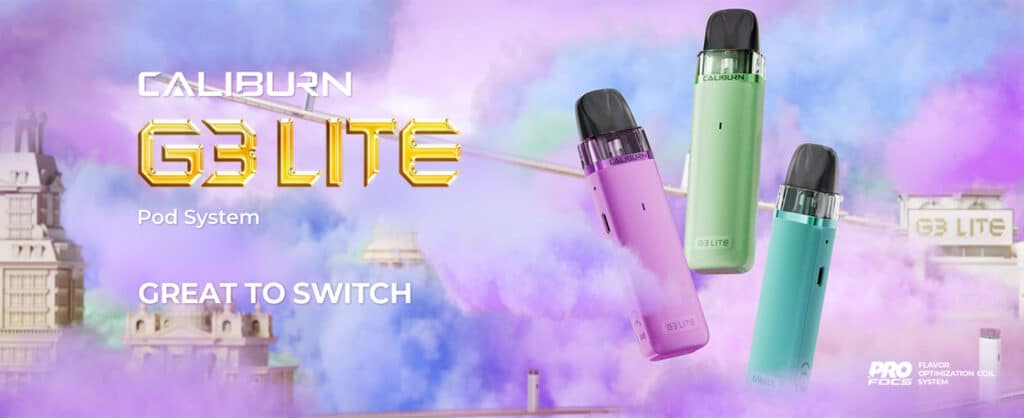 Uwell Caliburn G3 Lite Pod Kit Promo