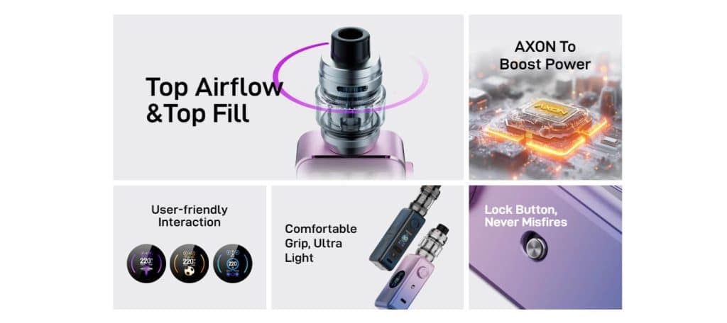 Vaporesso GEN MAX Vape Kit Features