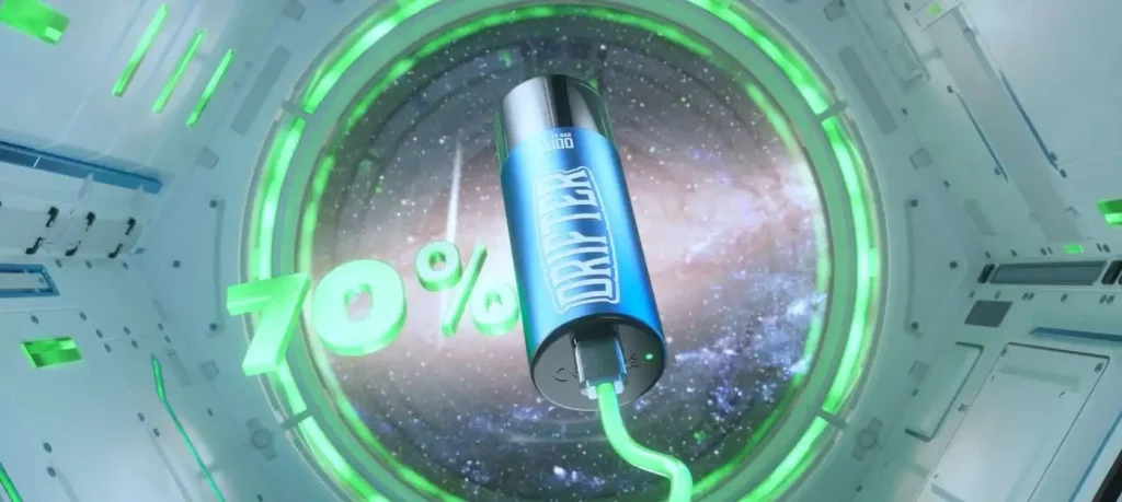 Drifter Bar 6000 Disposable Vape Kit Battery