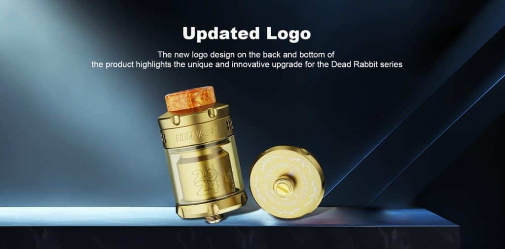 Hellvape Dead Rabbit 3 RTA 2024 Edition Updated Logo
