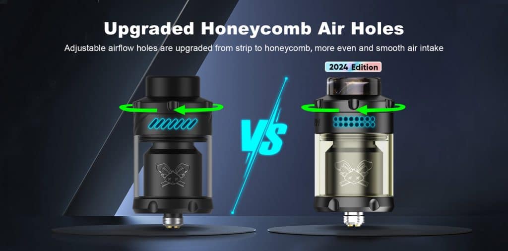 Hellvape Dead Rabbit 3 RTA 2024 Edition Upgraded Airholes