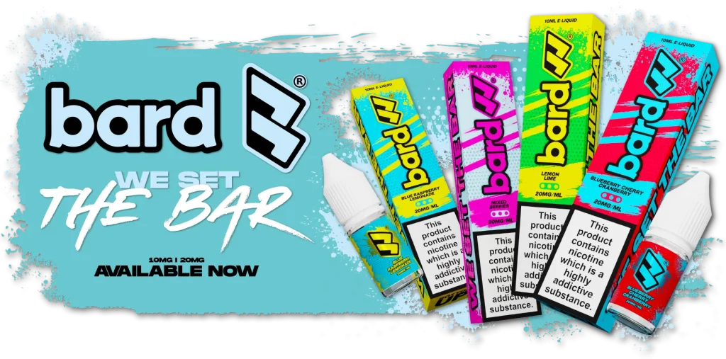 Bard Nic Salts E-liquid 10ml Banner Image
