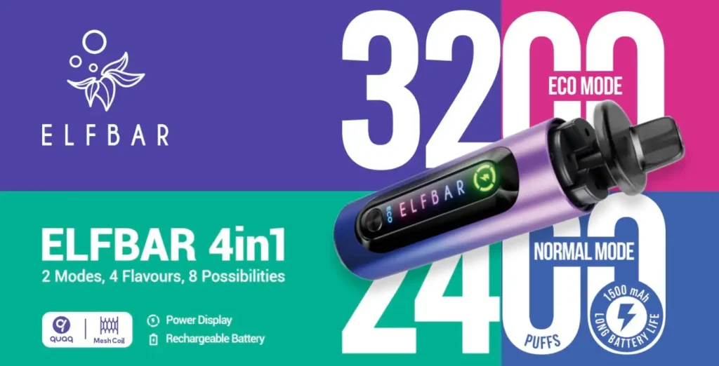 Elf Bar 4 in 1 Pod Kit Promo