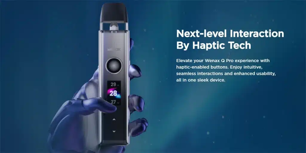 Geekvape Wenax Q Pro Pod Kit Haptic Tech