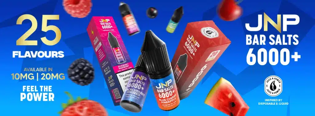JNP Bar Salts 6000+ Nic Salts Cheap