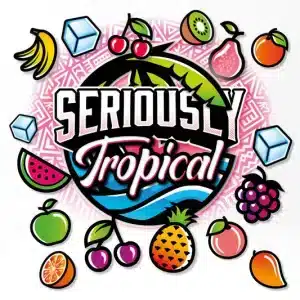 Seriously Tropical Nic Salts by Doozy Vape Co 10ml Logo