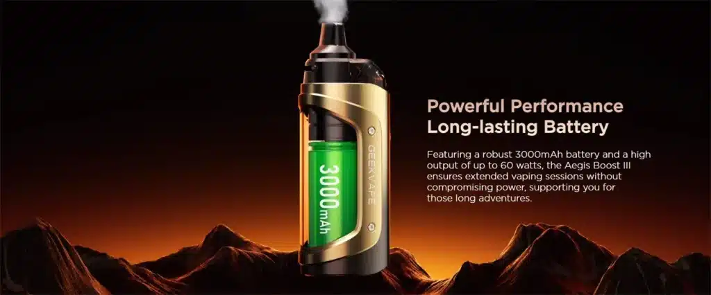 Geekvape Aegis Boost 3 Kit Battery Power