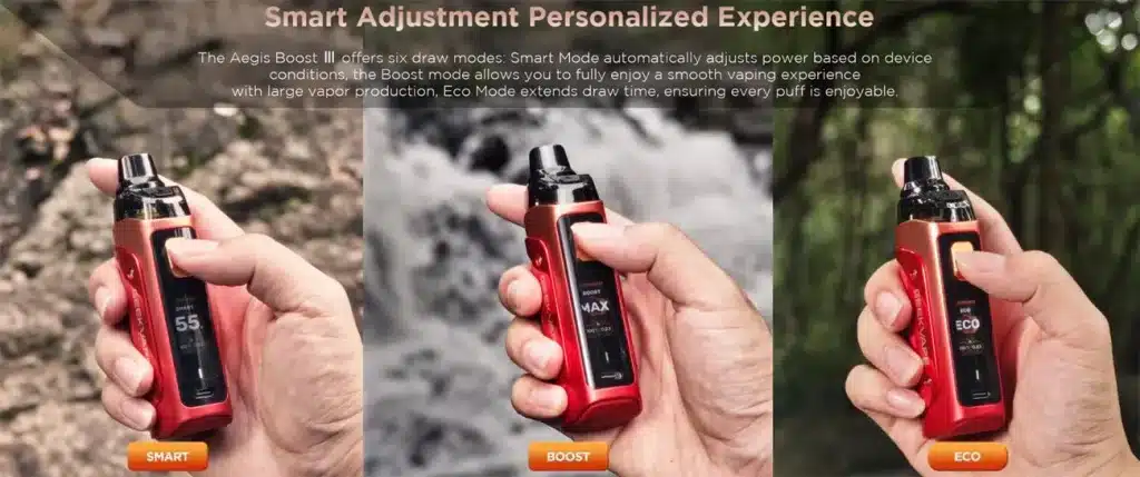 Geekvape Aegis Boost 3 Kit Smart Boost Eco Mode