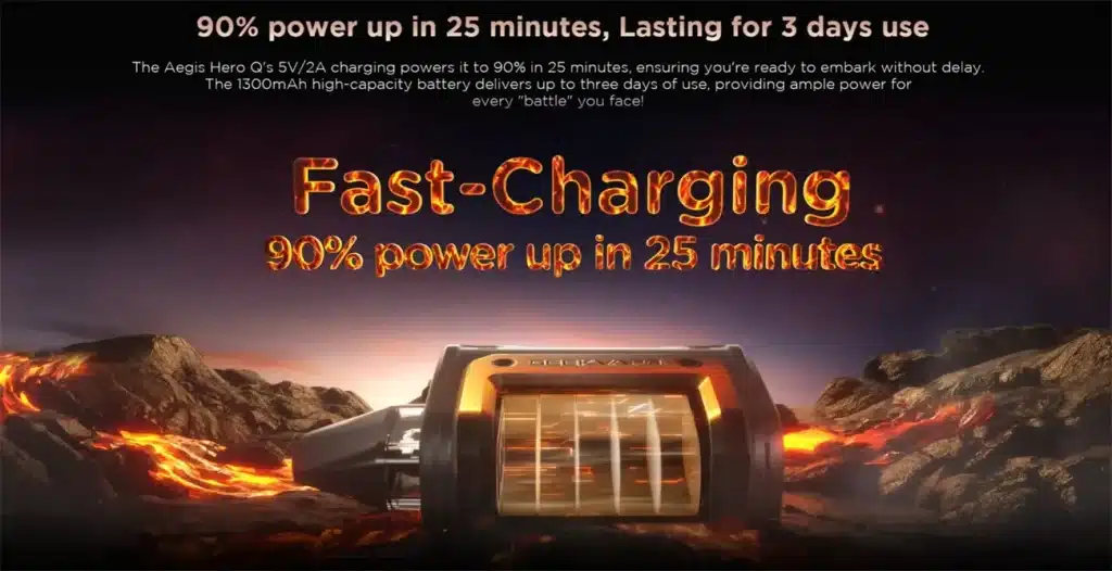 Geekvape Aegis Hero Q Pod Kit Fast Charging
