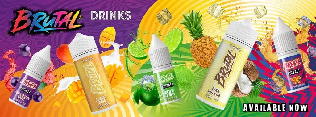 Just Juice Brutal Drinks 100ml Shortfill Banner