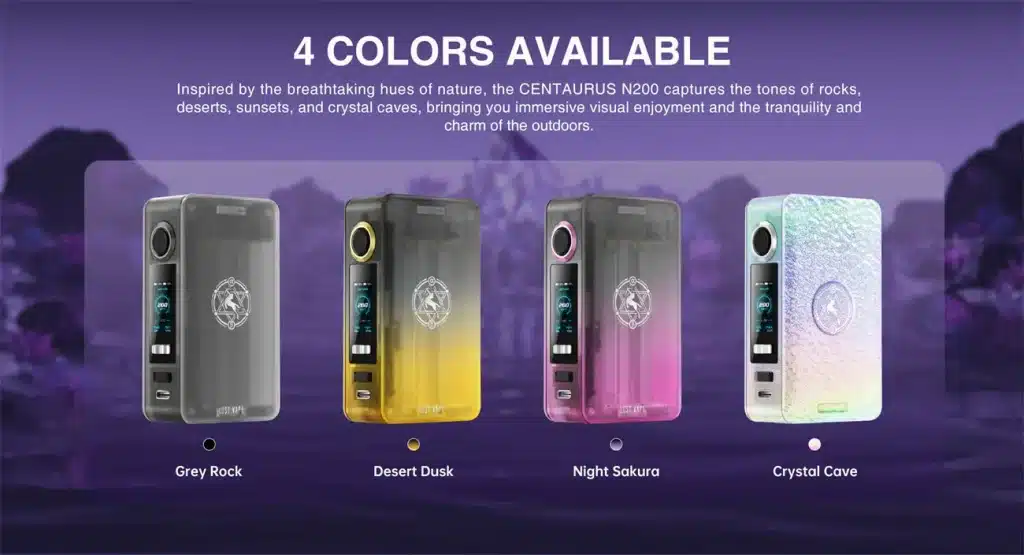 Lost Vape Centaurus N200 Box Mod Colours Available