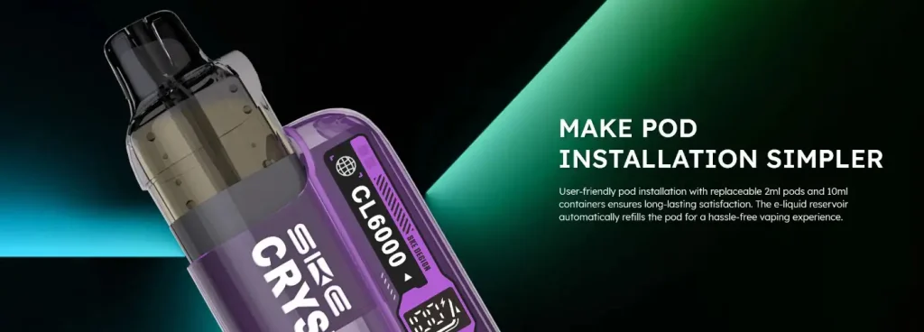 SKE Crystal CL6000 Prefilled Pods Effortless Assembly