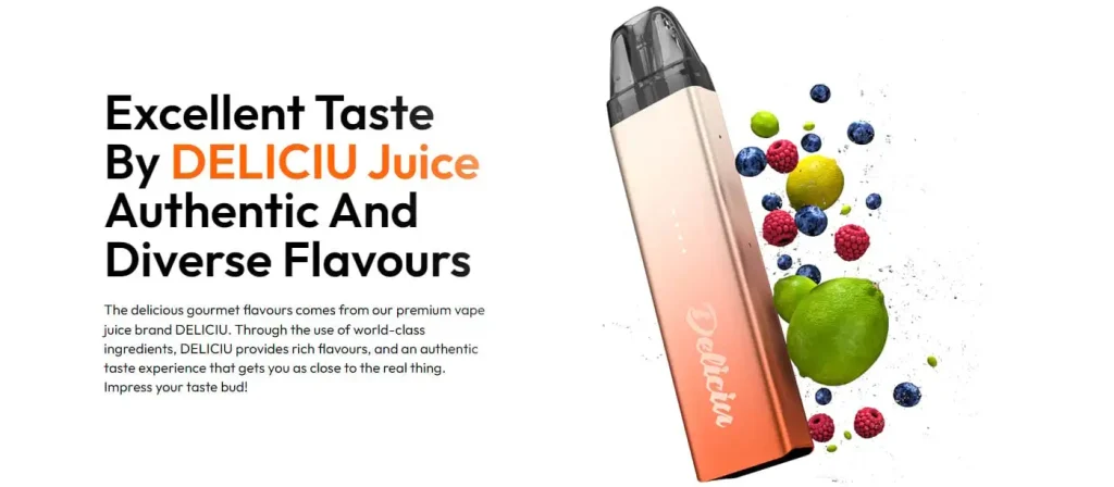 Vaporesso Deliciu Mate Prefilled Pod Kit Vape Diverse Flavours