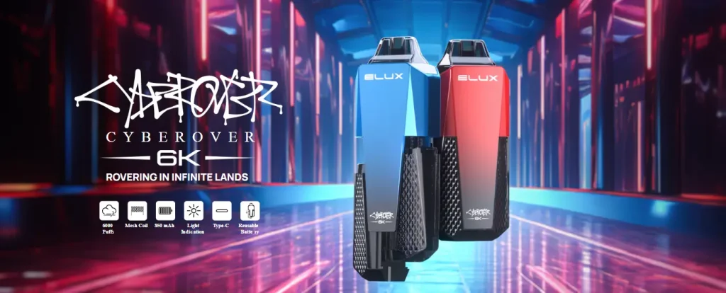 Elux Cyberover 6K Disposable Vape Key Features