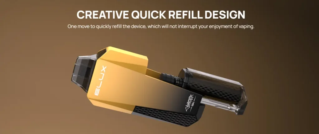 Elux Cyberover 6K Disposable Vape Quick Refill Design