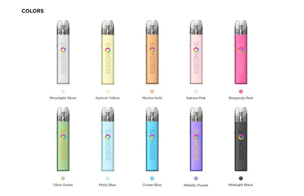 Geekvape Sonder Q2 Pod Kit Colours