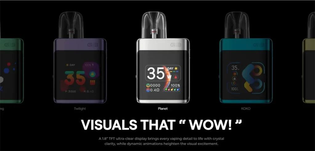 Uwell Caliburn G3 Pro Koko Pod Kit TFT Screen