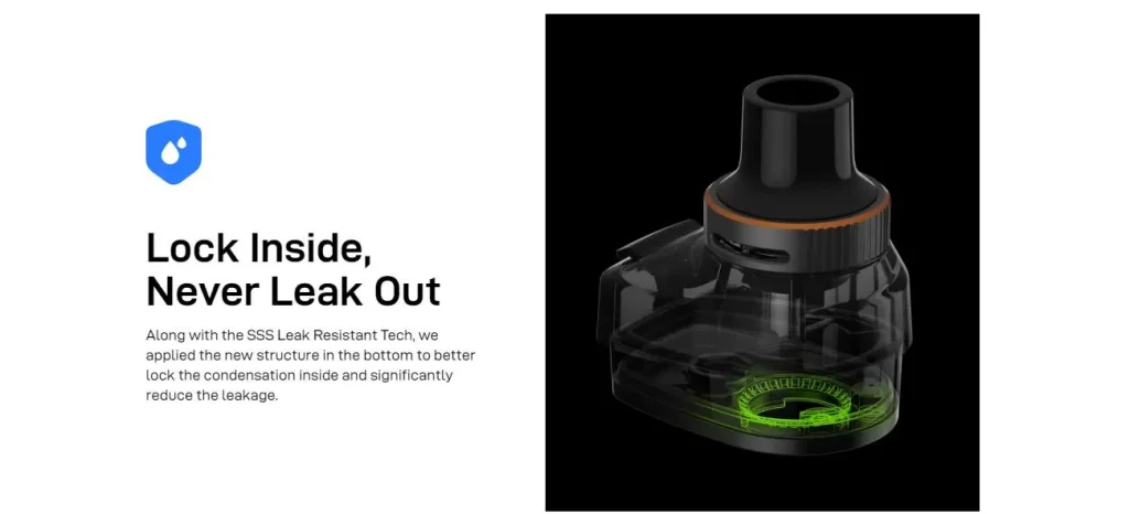 Vaporesso Armour G GS Replacement Pods Leak Proof