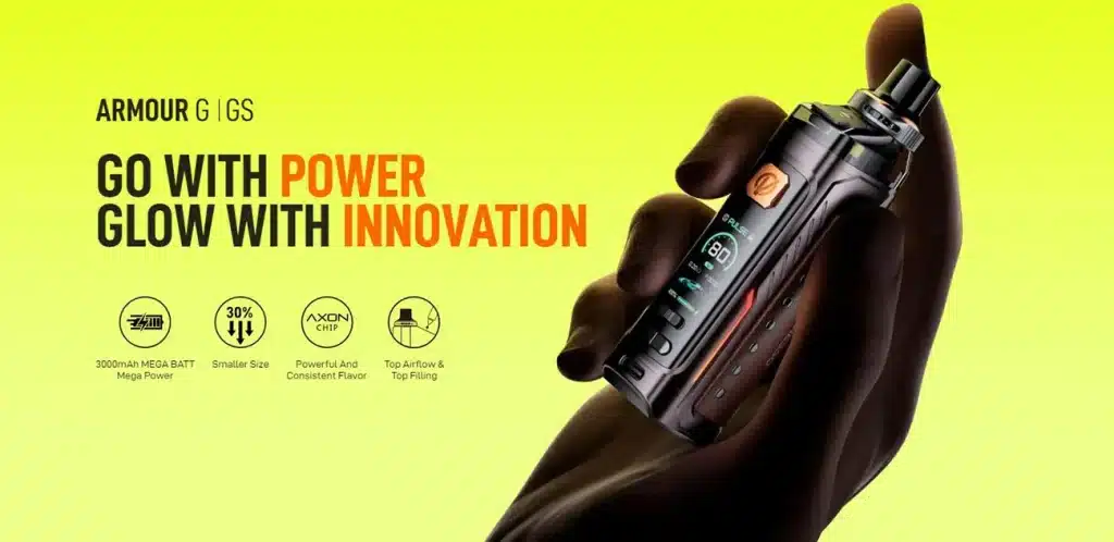 Vaporesso Armour G Pod Kit Promo Image