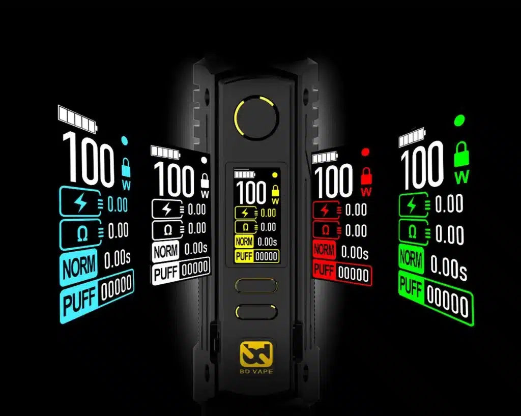 BD Vape Rayden 100 Vape Kit Customisable Them Colours