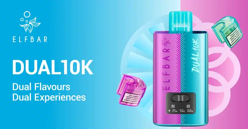 Elf Bar Dual 10K Disposable Vape Kit Dual Flavours