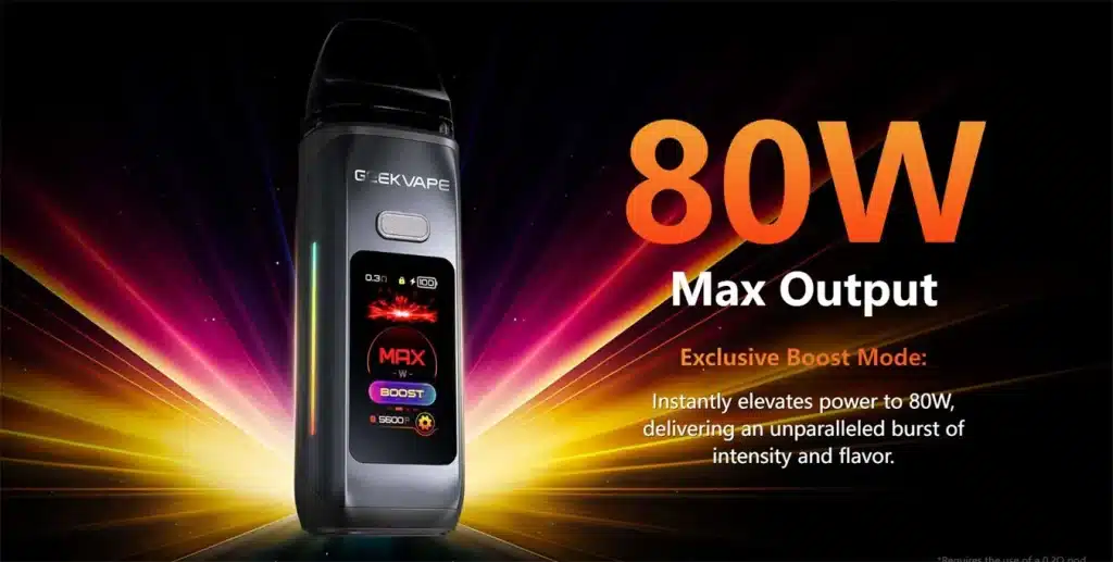 Geekvape Digi Max & Digi Max R Pod Kit 80W Power Output