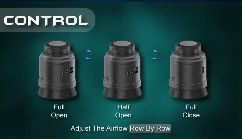 Thunder Cloud Blaze Dual Coil RDA Control