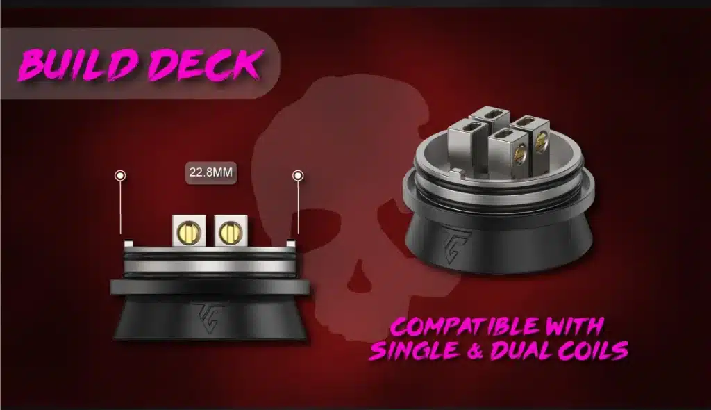 Thunder Cloud X Vaping Bogan Bonza Pro RDA Build Deck