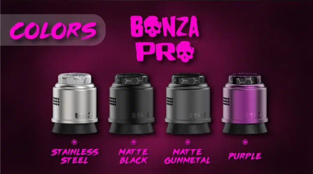 Thunder Cloud X Vaping Bogan Bonza Pro RDA Colours