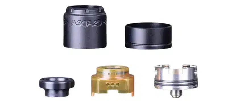 Vaperz Cloud Asgard Mini V2 RDA Contents