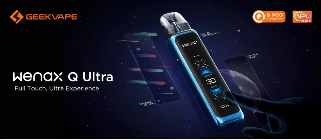 Geekvape Wenax Q Ultra Pod Kit Banner