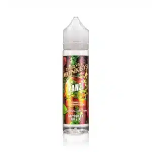 Single 50ml shortfill bottle of Twelve Monkeys e-liquid in Kanzi flavour
