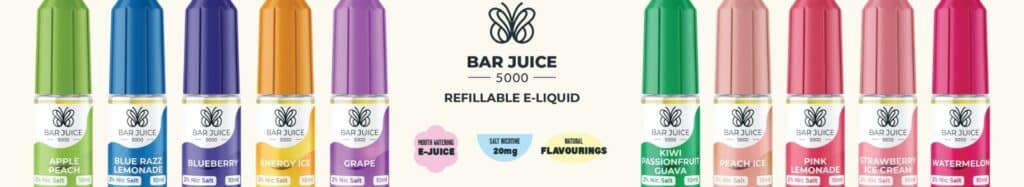 Bar Juice 5000 Nic Salt E-liquid Promo