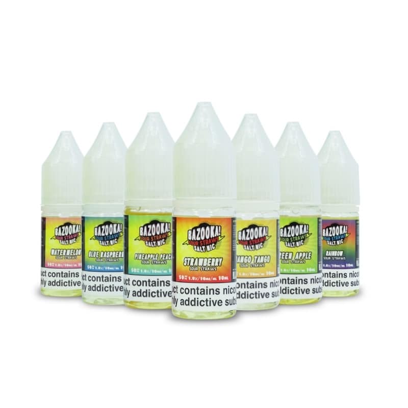 Bazooka Sour Straws Nic Salt UK