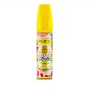Single bottle of Dinner Lady shortfill in Melon Twist flavour