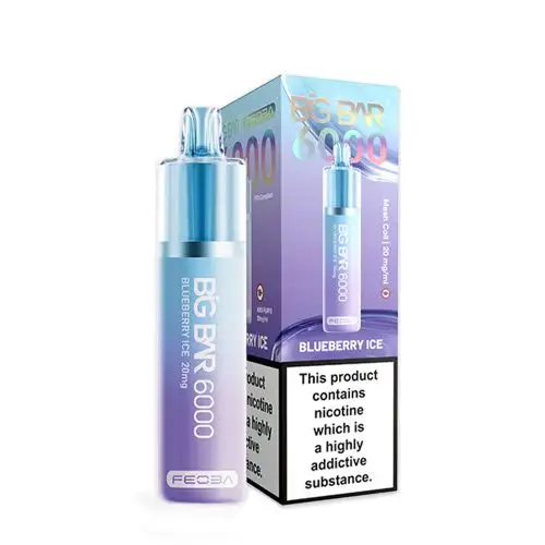 Feoba Big Bar 6000 Disposable Vape 20mg Blueberry Ice