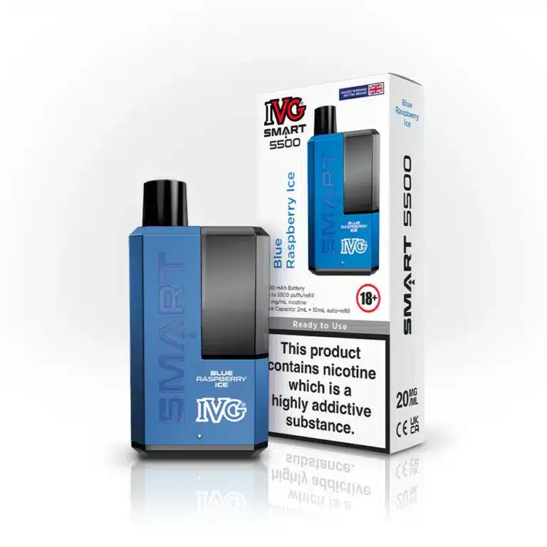 IVG Smart 5500 Disposable Vape Blue Raspberry Ice