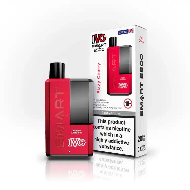 IVG Smart 5500 Disposable Vape Fizzy Cherry