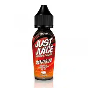 Single bottle of Just Juice shortfill in Mango and Blood Orange flavour