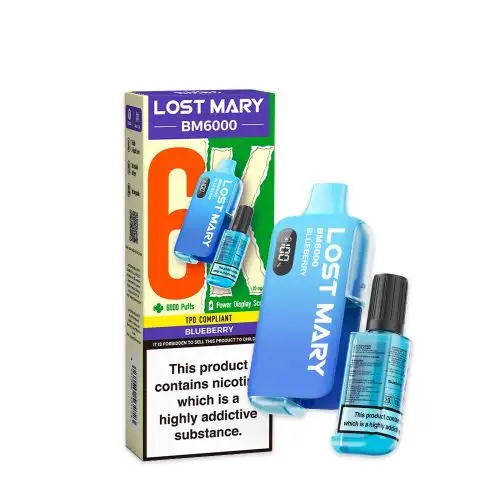 Lost Mary BM6000 Big Puff Disposable Vape Blueberry