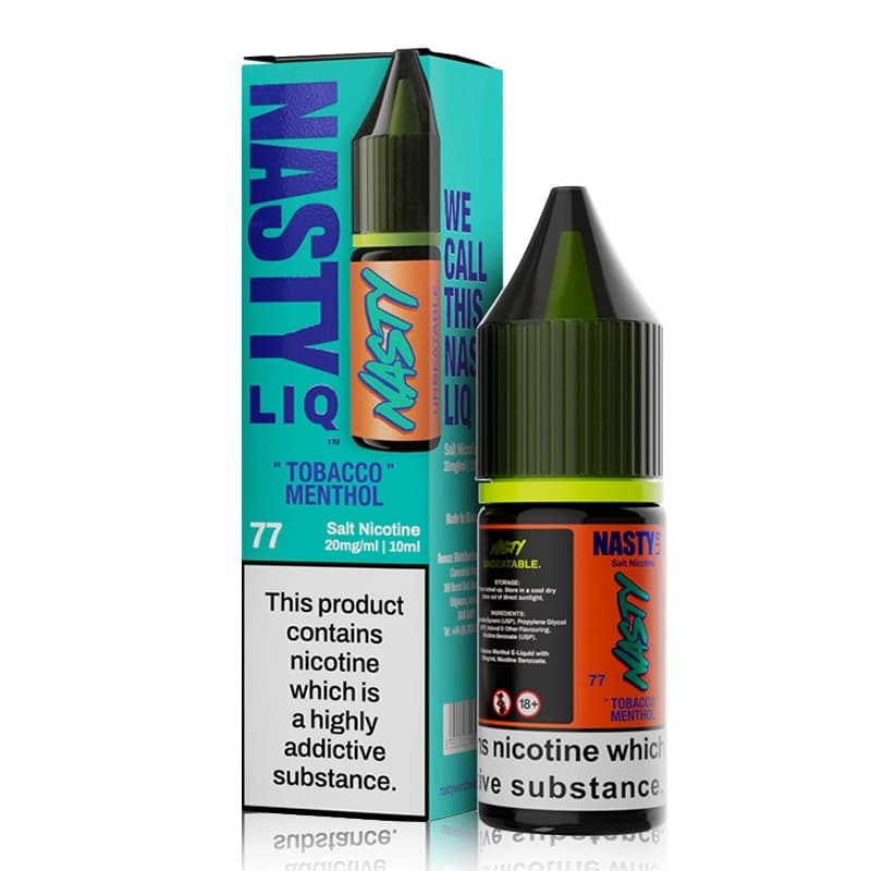 Nasty Liq Nic Salts 10ml Tobacco Menthol