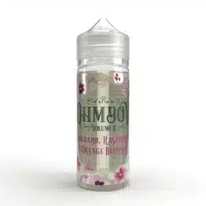 Single bottle of Ohm Boy shortfill in Rhubarb, Raspberry and Orange Blossom flavour