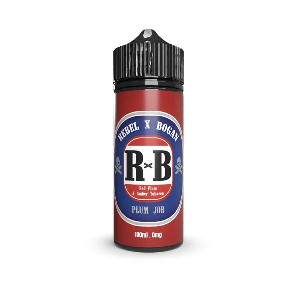 Rebel X Bogan E-liquid 100ml Shortfill Plum Job