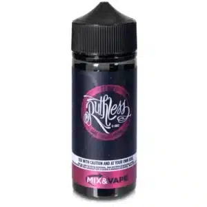 Single 100ml bottle of Ruthless shortfill e-liquid in Ez Duz It flavour