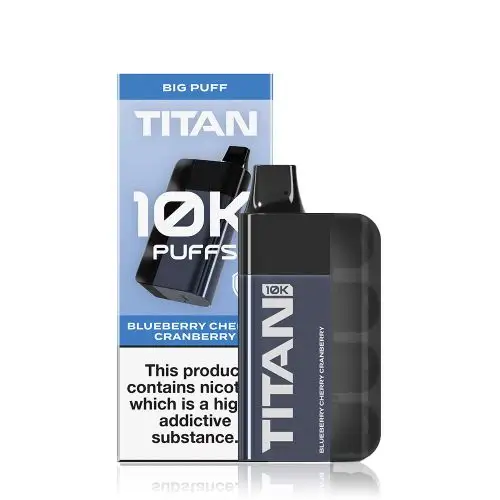 Titan 10K Disposable Vape Blue Cherry Cranberry
